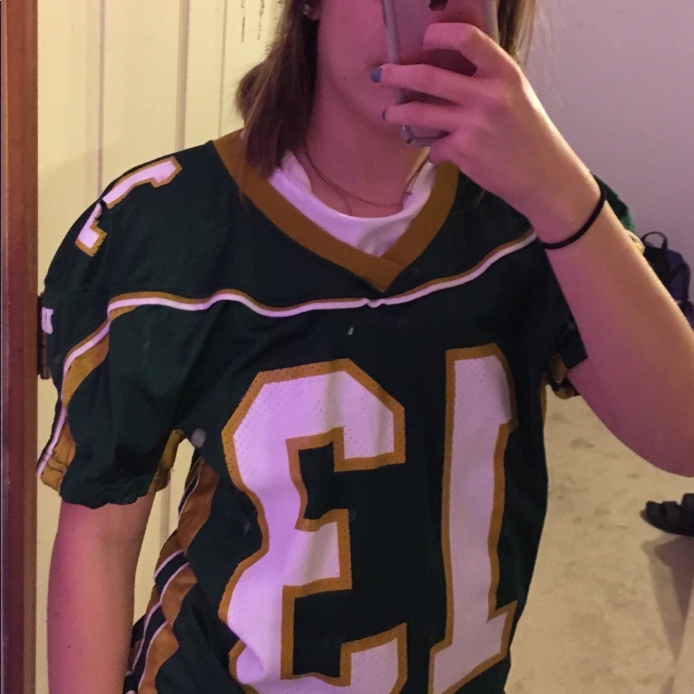 Vintage Wilson’s Green & Gold Football Jersey